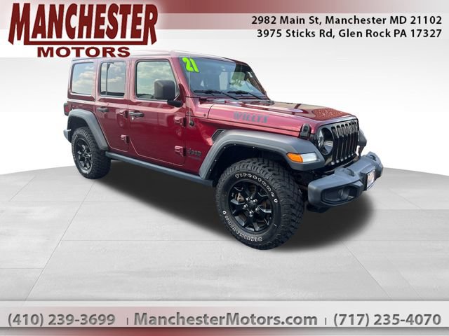 Used 2021 Jeep Wrangler Unlimited Sport AWD/4WD image 1