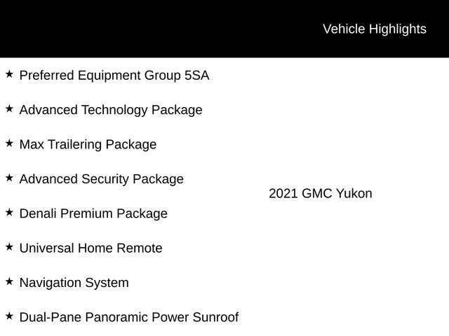 Used 2021 GMC Yukon Denali w/ Denali Premium Package image 12