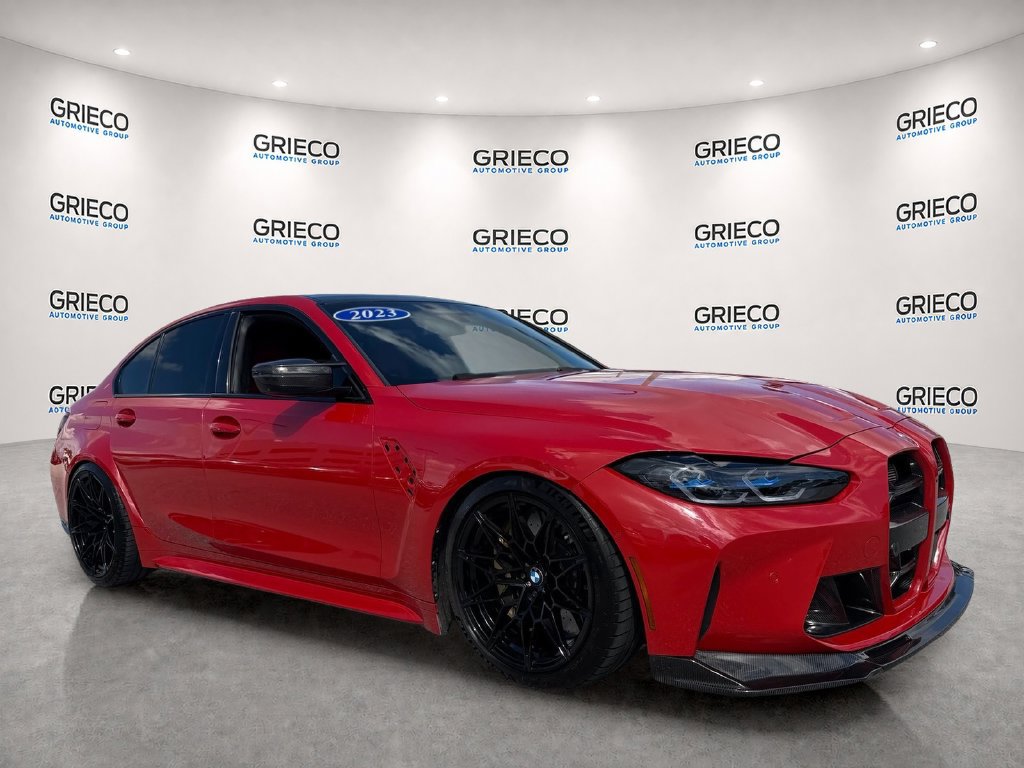 Used 2023 BMW M3 Competition w/ M Carbon Exterior Package AWD/4WD image 1