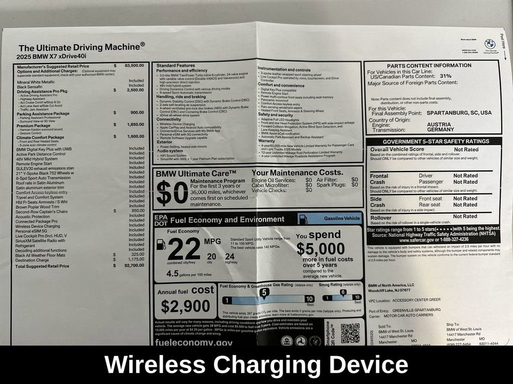 Used 2025 BMW X7 xDrive40i image 33