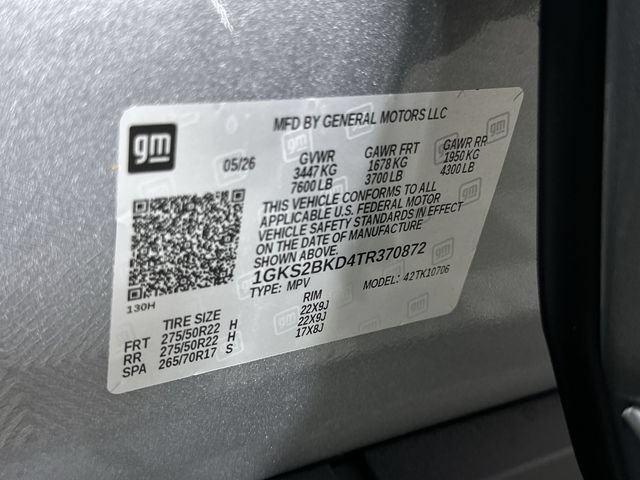New 2026 GMC Yukon Elevation w/ Elevation Premium Package AWD/4WD image 35