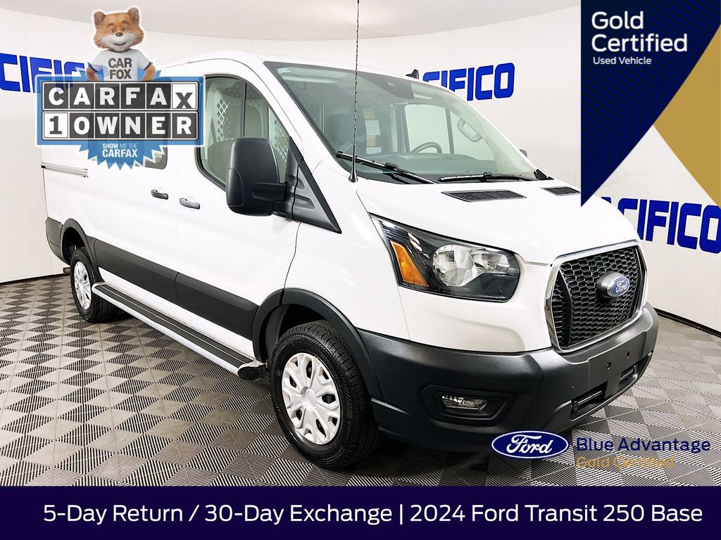 Certified 2024 Ford Transit 250 Low Roof w/ Exterior Upgrade Package