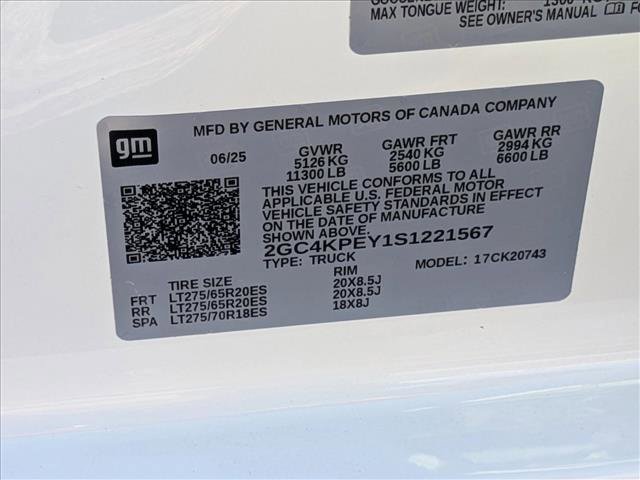 New 2025 Chevrolet Silverado 2500 LTZ w/ LTZ Plus Package image 16