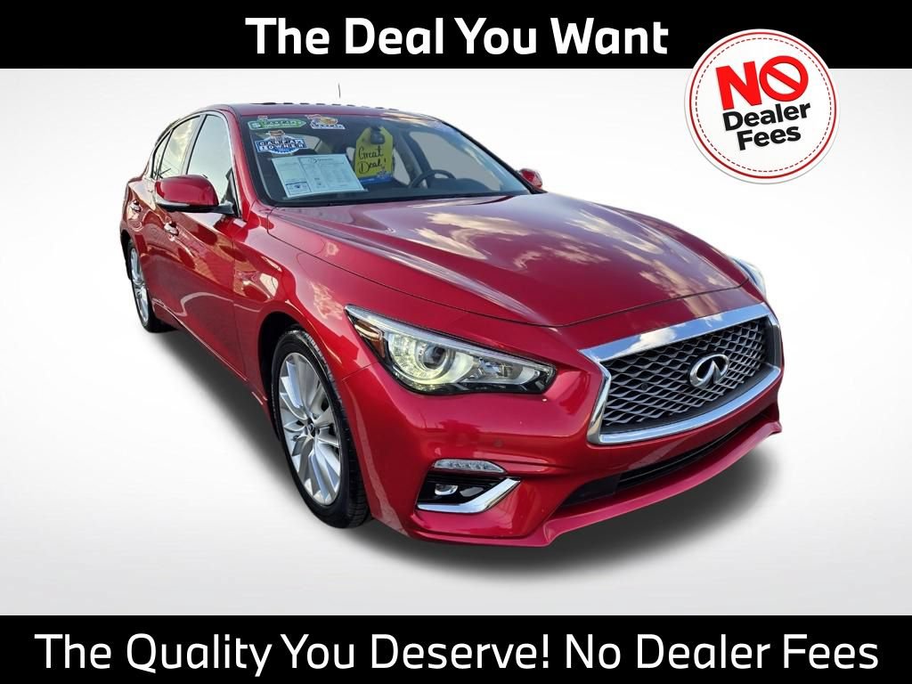Used 2023 INFINITI Q50 Luxe w/ Cargo Package RWD image 1