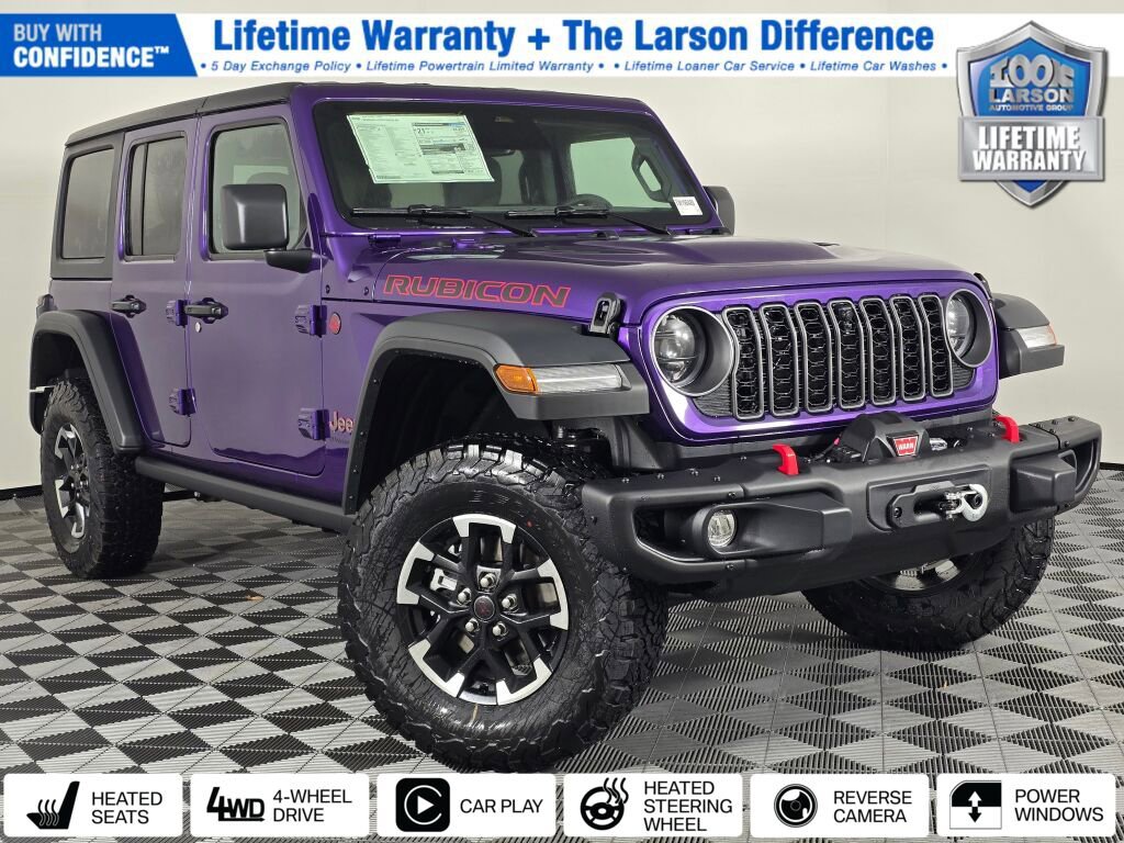 New 2026 Jeep Wrangler Unlimited Rubicon w/ Steel Bumper Group