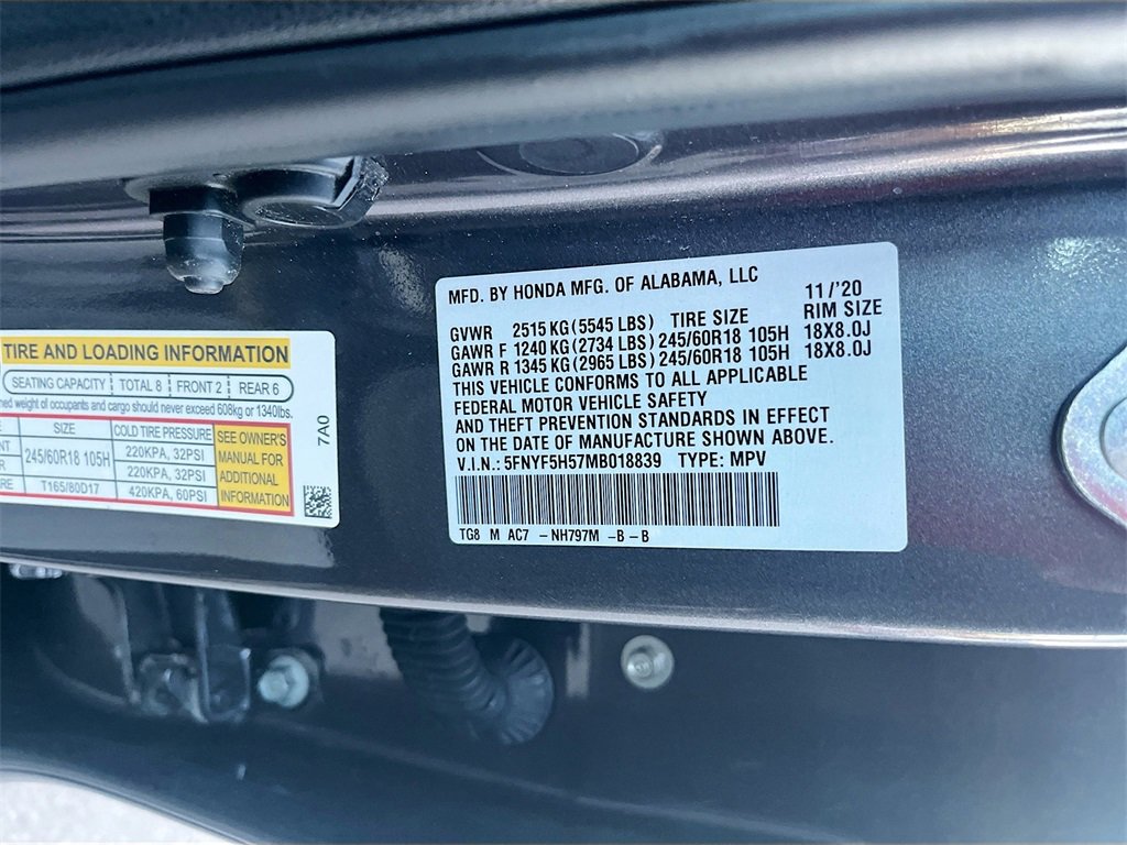 Used 2021 Honda Pilot EX-L image 33