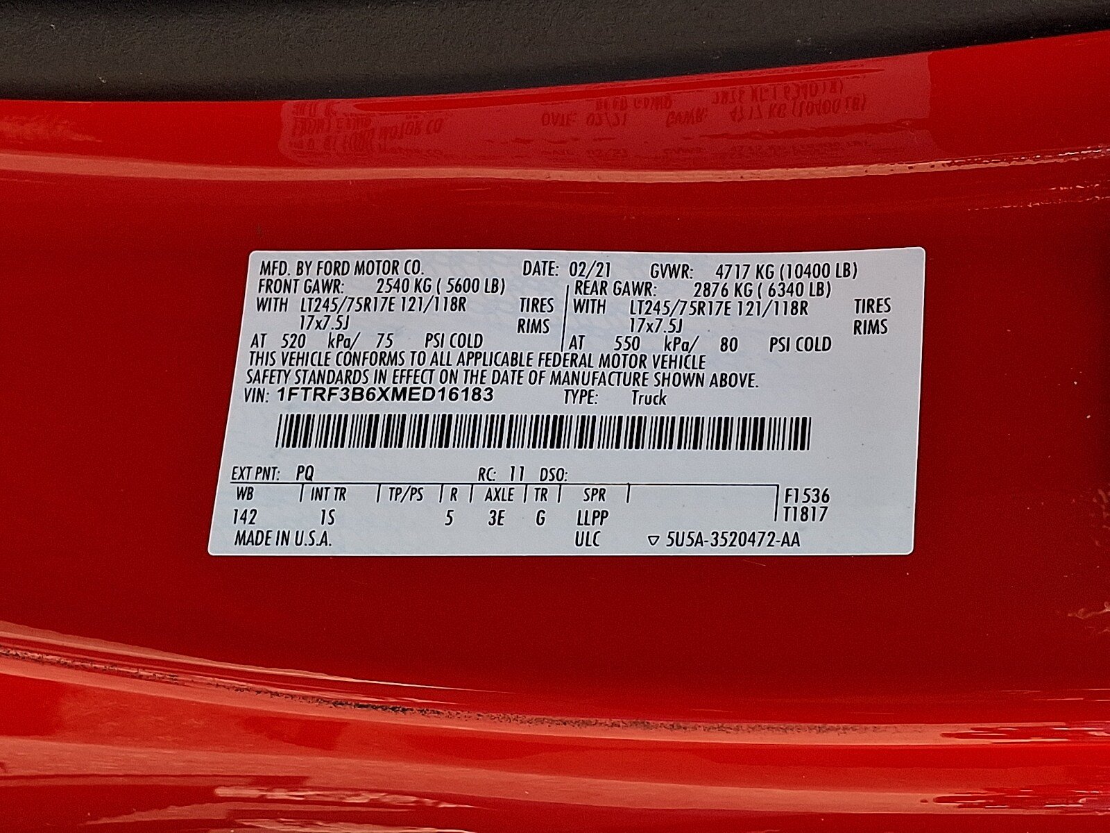 Certified 2021 Ford F350 XL w/ Power Equipment Group AWD/4WD image 25