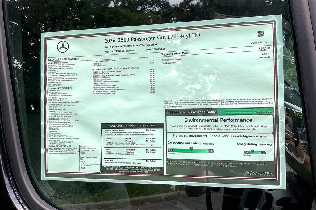 New 2026 Mercedes-Benz Sprinter 2500 image 13