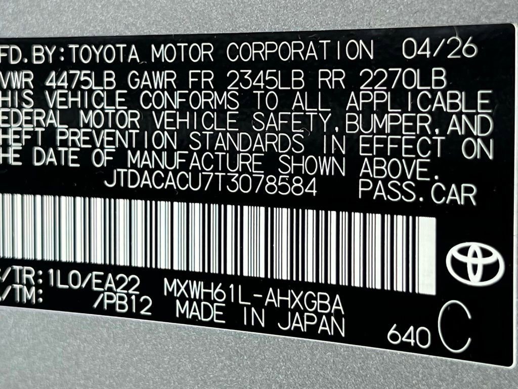 New 2026 Toyota Prius Plug-In Hybrid FWD image 24