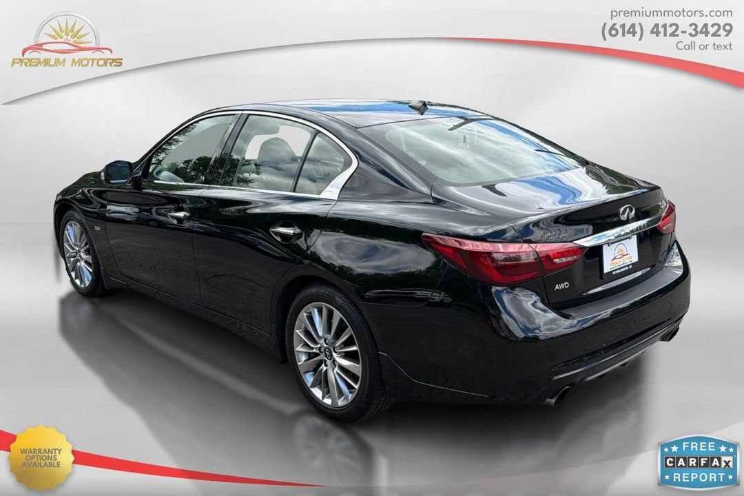 Used 2018 INFINITI Q50 Luxe w/ Essential Package (3.0T Luxe) AWD/4WD image 3