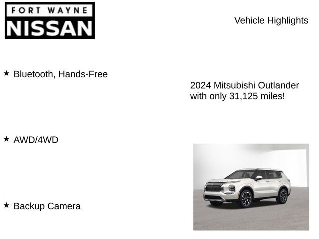 Used 2024 Mitsubishi Outlander SE image 2
