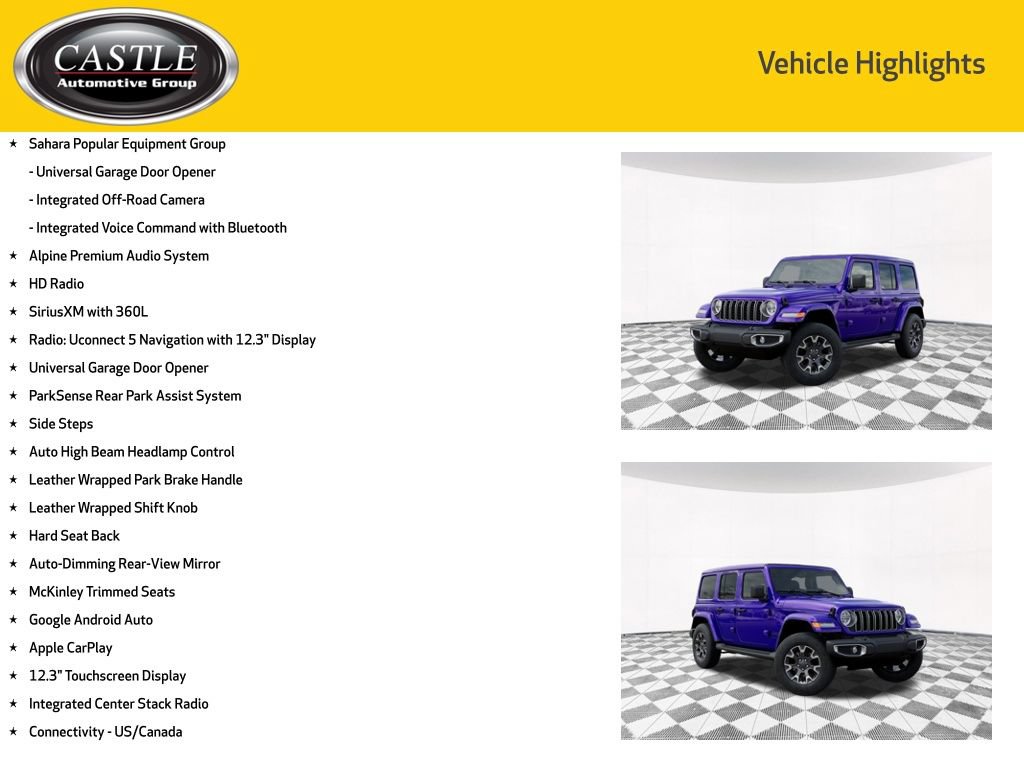 New 2026 Jeep Wrangler Unlimited Sahara AWD/4WD image 10