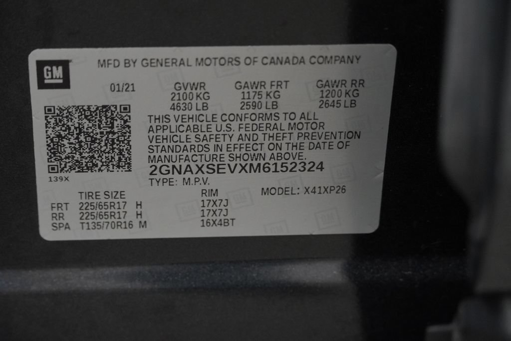 Used 2021 Chevrolet Equinox LS w/ LS Convenience Package AWD/4WD image 42