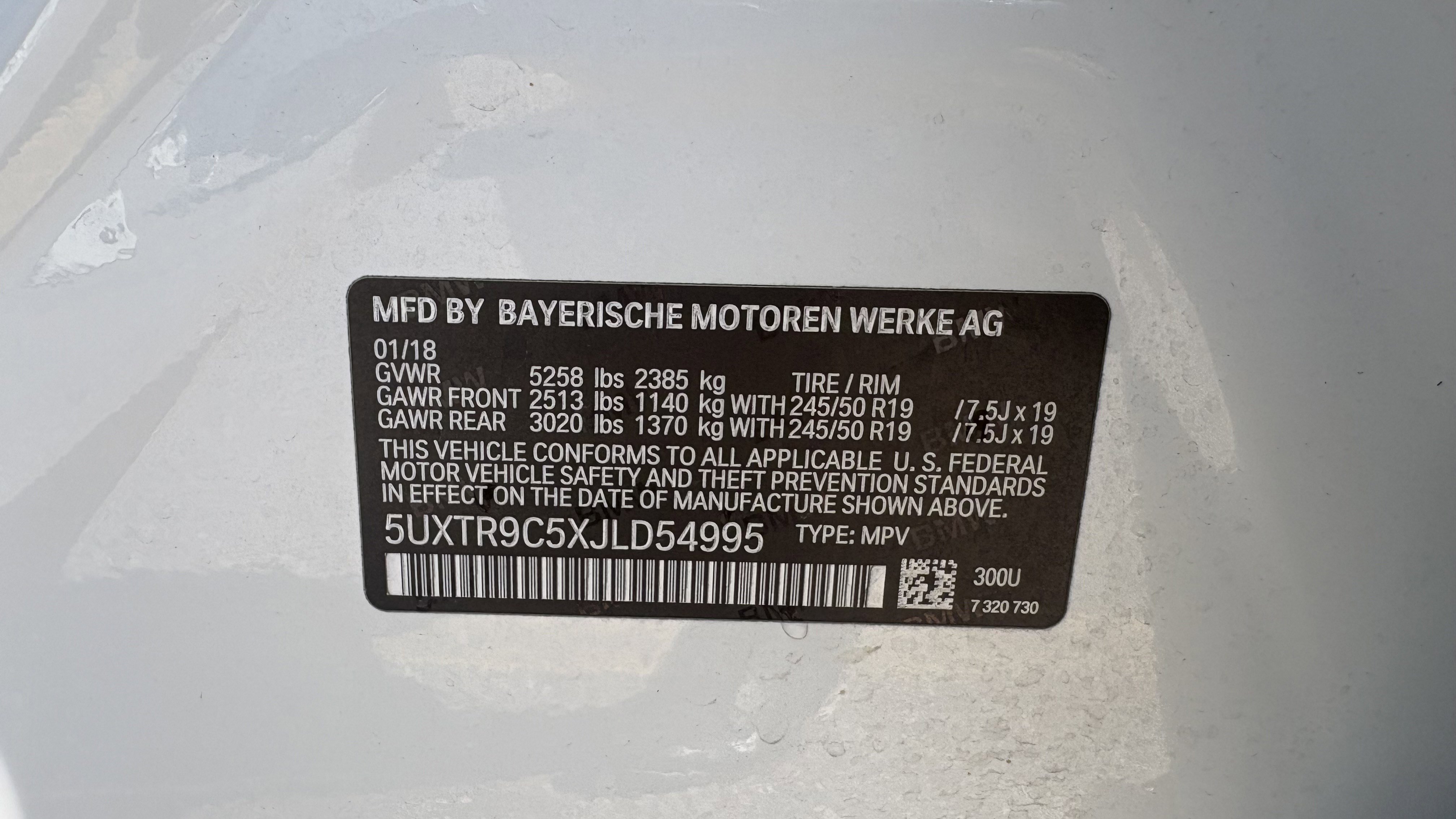 Used 2018 BMW X3 xDrive30i AWD/4WD image 16
