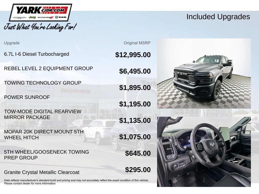 New 2026 RAM 2500 Rebel w/ Rebel Level 2 Equipment Group image 3