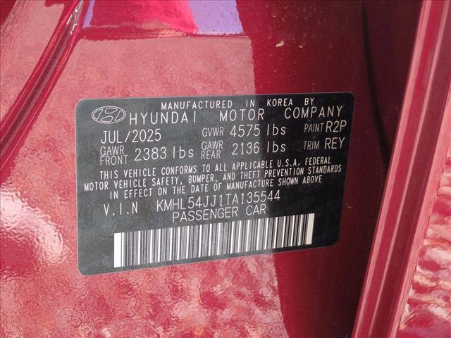 New 2026 Hyundai Sonata Limited image 25