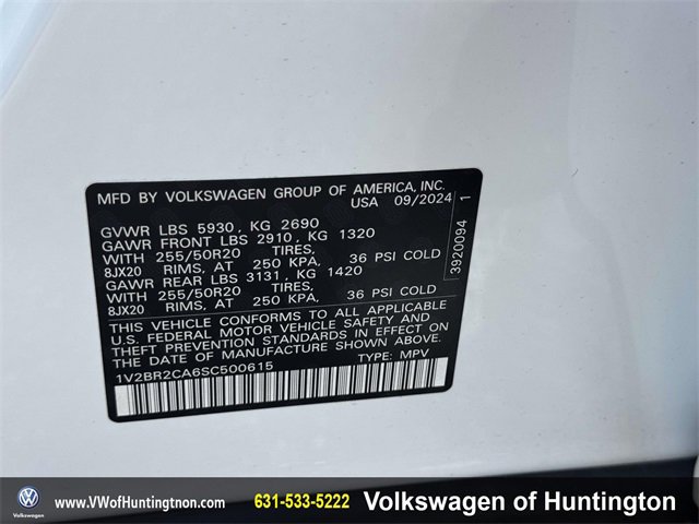 Certified 2025 Volkswagen Atlas SEL image 19