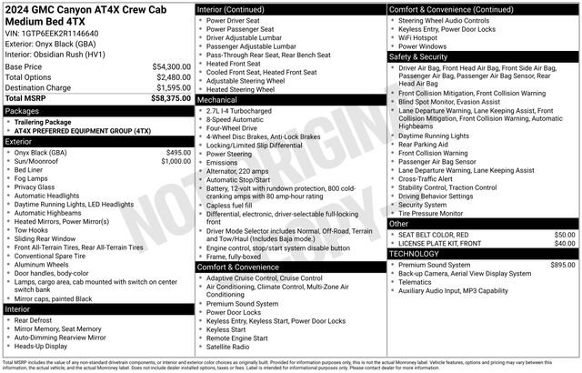 Used 2024 GMC Canyon AT4X image 28