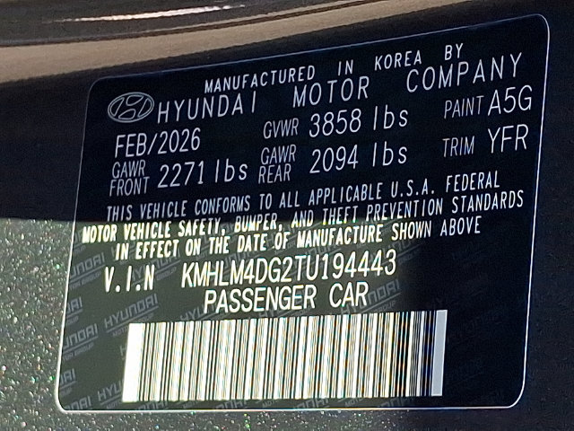 Certified 2026 Hyundai Elantra Sport FWD image 25