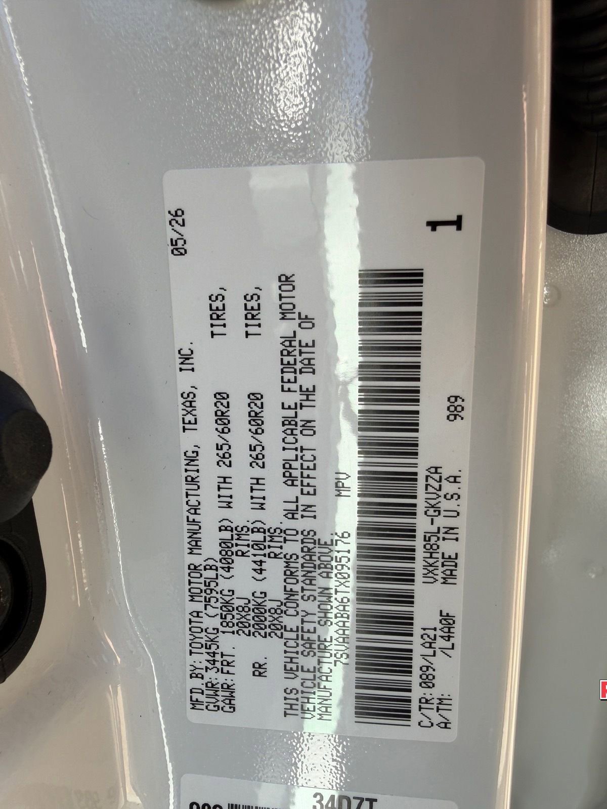 New 2026 Toyota Sequoia Platinum AWD/4WD image 27