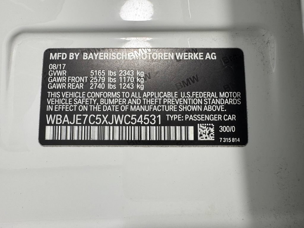 Used 2018 BMW 540i xDrive AWD/4WD image 10