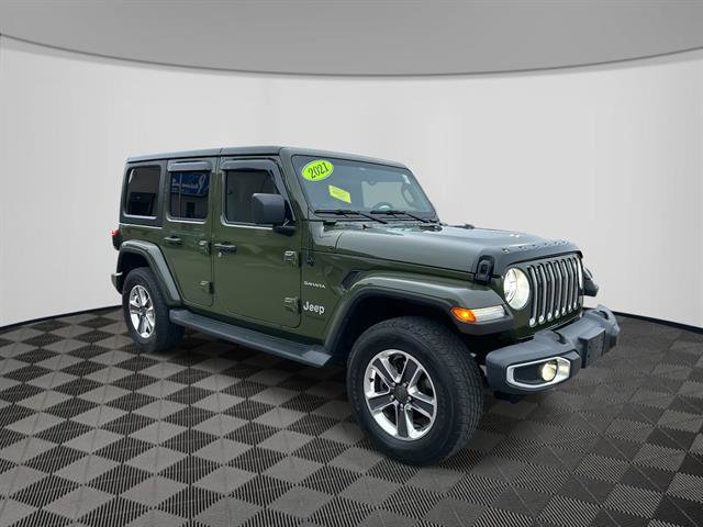 Used 2021 Jeep Wrangler Unlimited Sahara w/ LED Lighting Group image 3