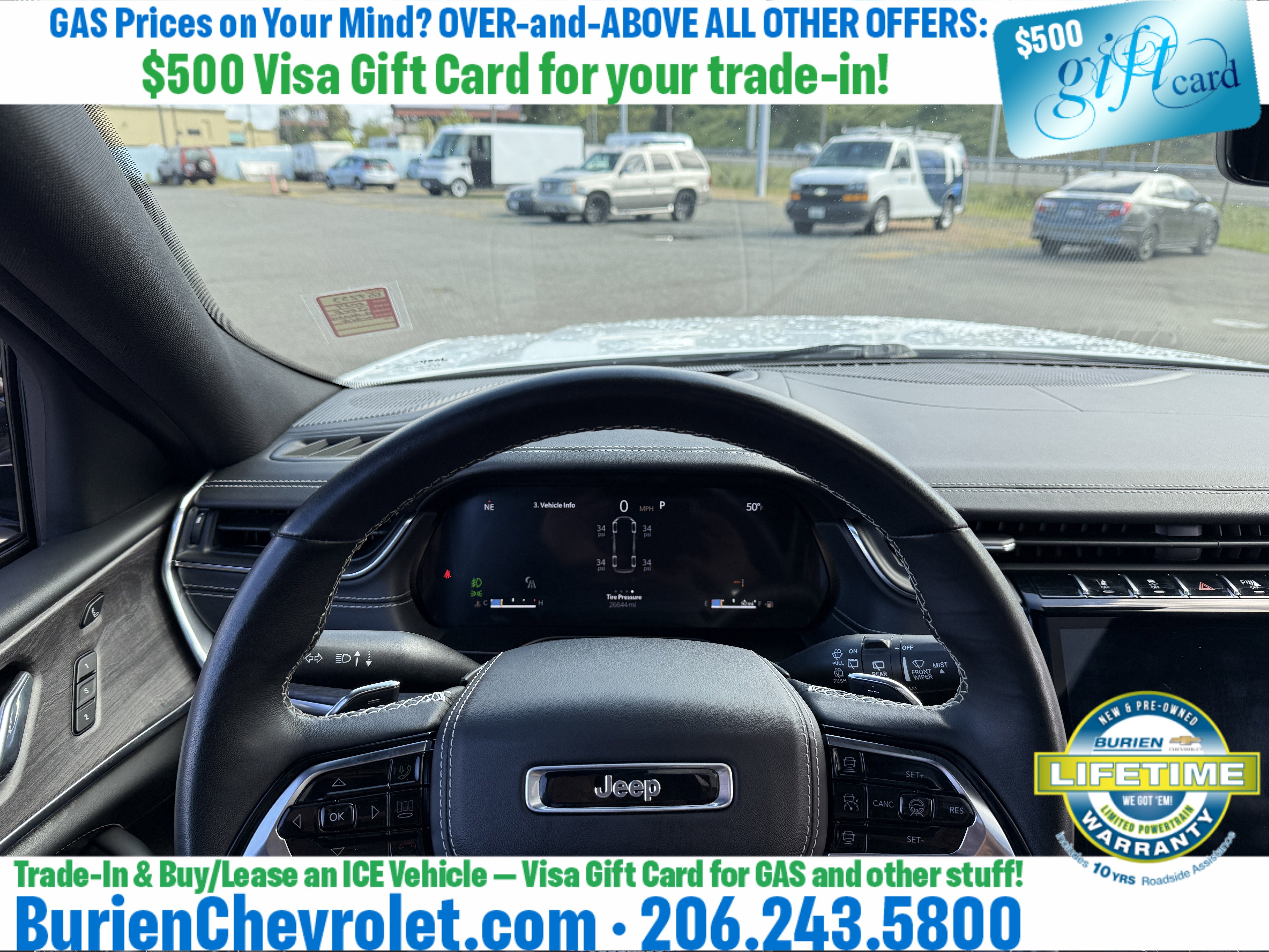 Used 2024 Jeep Grand Cherokee L Overland w/ Advanced Protech Group III AWD/4WD image 13