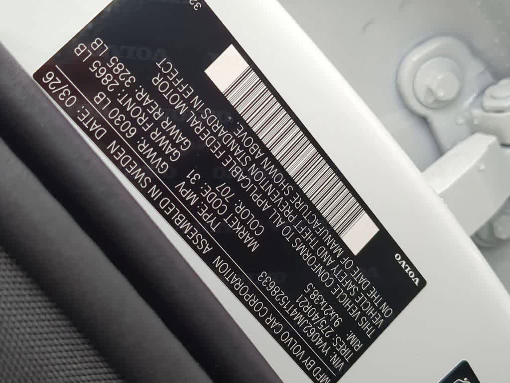 New 2026 Volvo XC90 B6 Ultra w/ Protection Package Premier AWD/4WD image 33