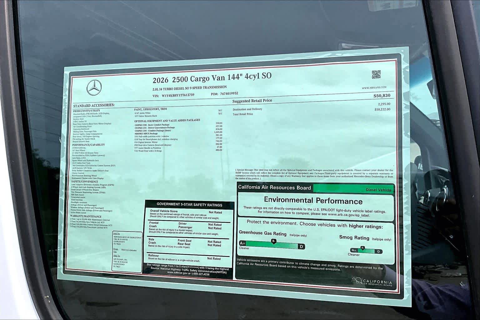New 2026 Mercedes-Benz Sprinter 2500 image 21