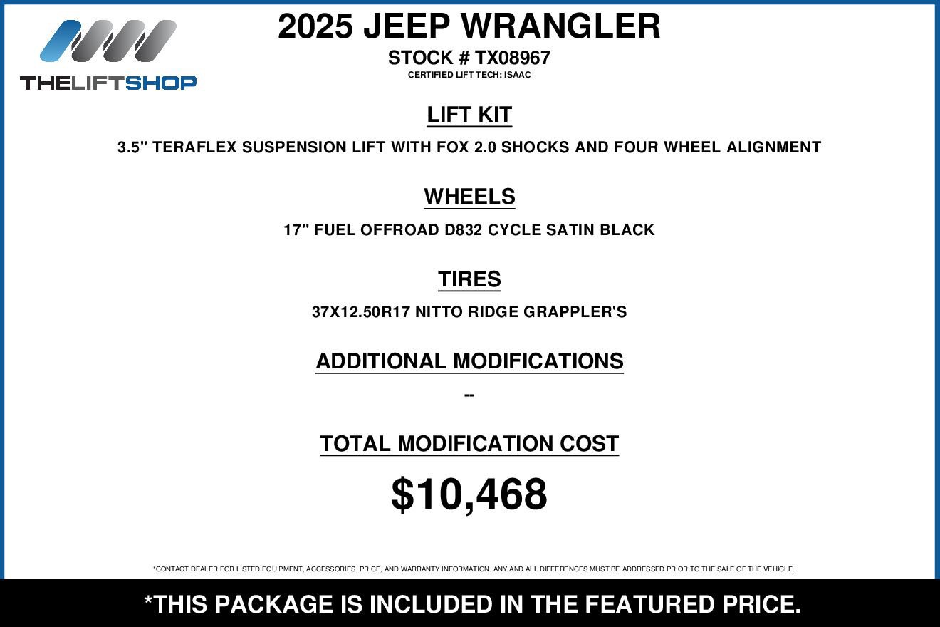 Used 2025 Jeep Wrangler Unlimited Rubicon image 2