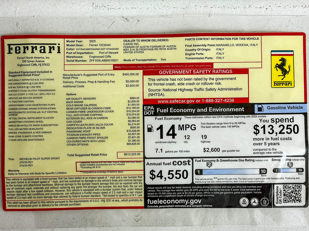 Used 2025 Ferrari 12Cilindri RWD image 40