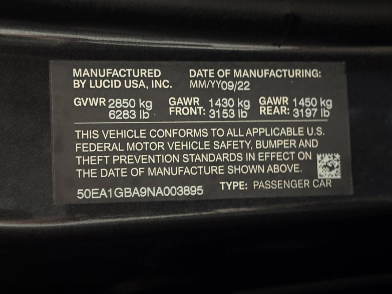 Used 2022 Lucid Air Grand Touring image 70