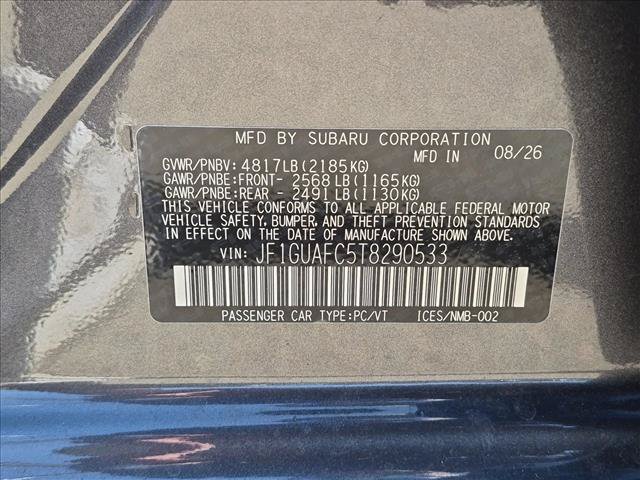 New 2026 Subaru Impreza 2.0i Sport AWD/4WD image 17