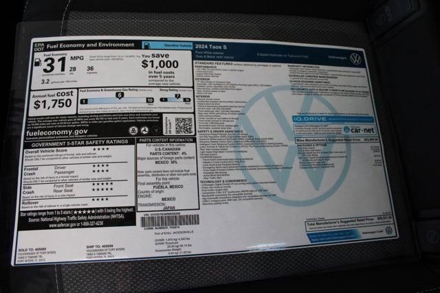 Used 2024 Volkswagen Taos S image 34