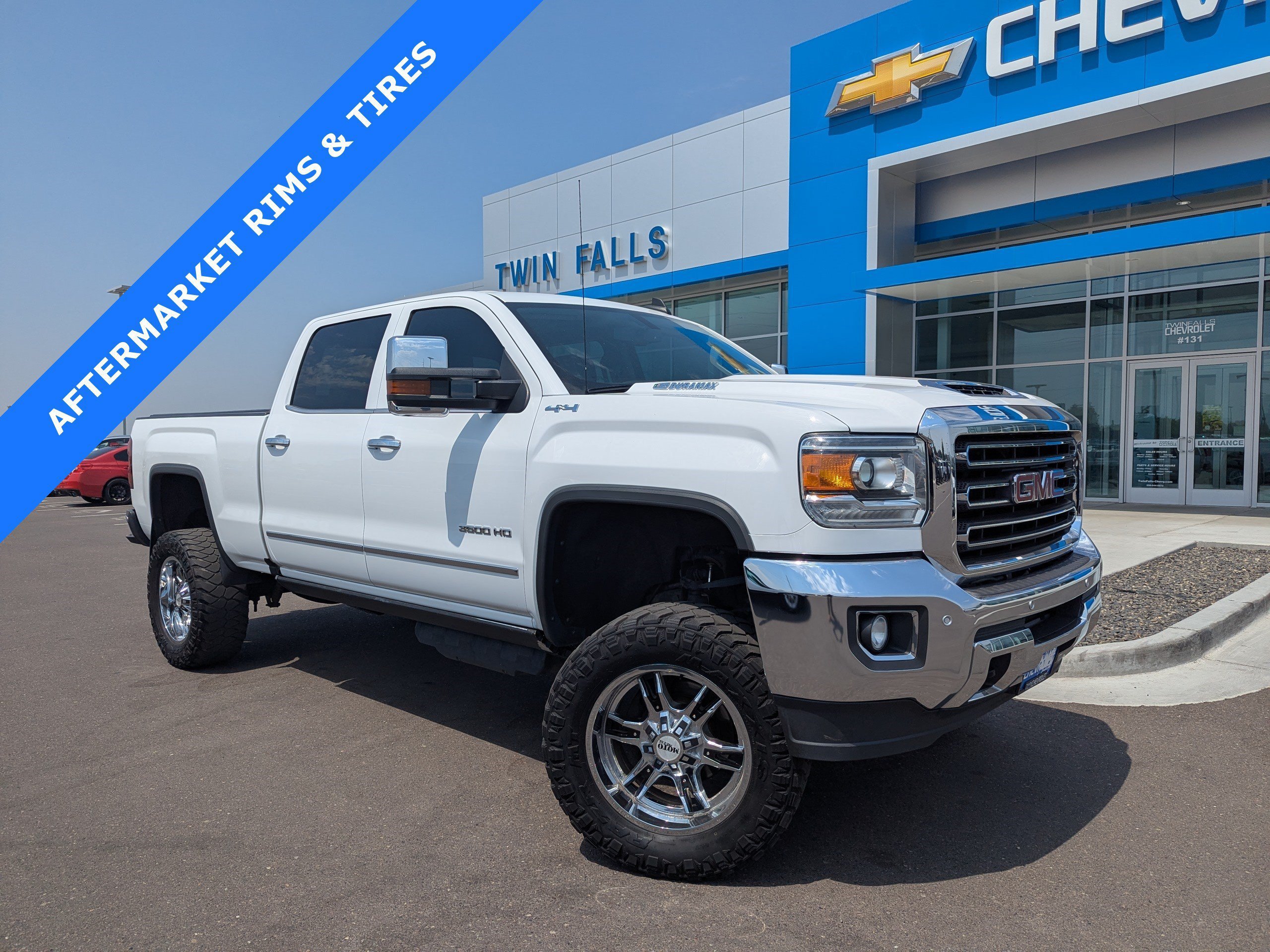Used 2017 GMC Sierra 3500 SLT w/ Duramax Plus Package AWD/4WD image 1