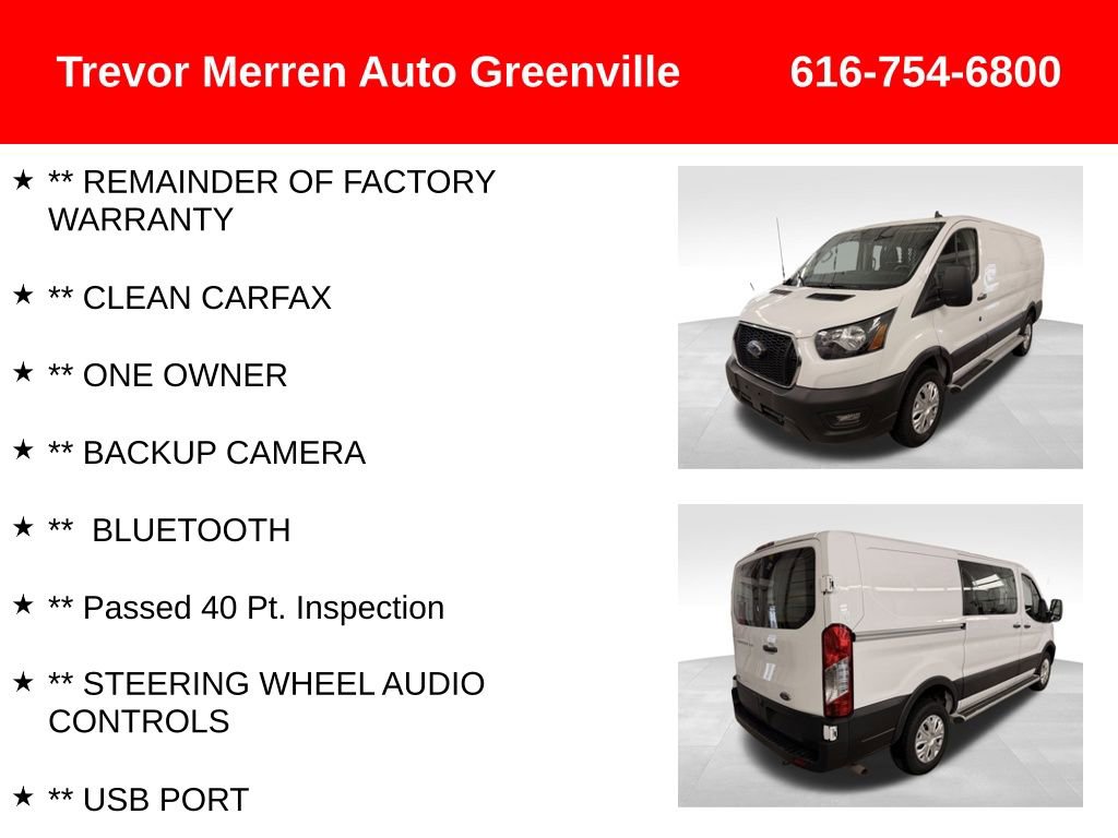 Used 2024 Ford Transit 250 Low Roof w/ Exterior Upgrade Package image 8