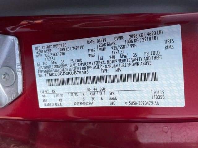 Used 2019 Ford Escape SE FWD image 45
