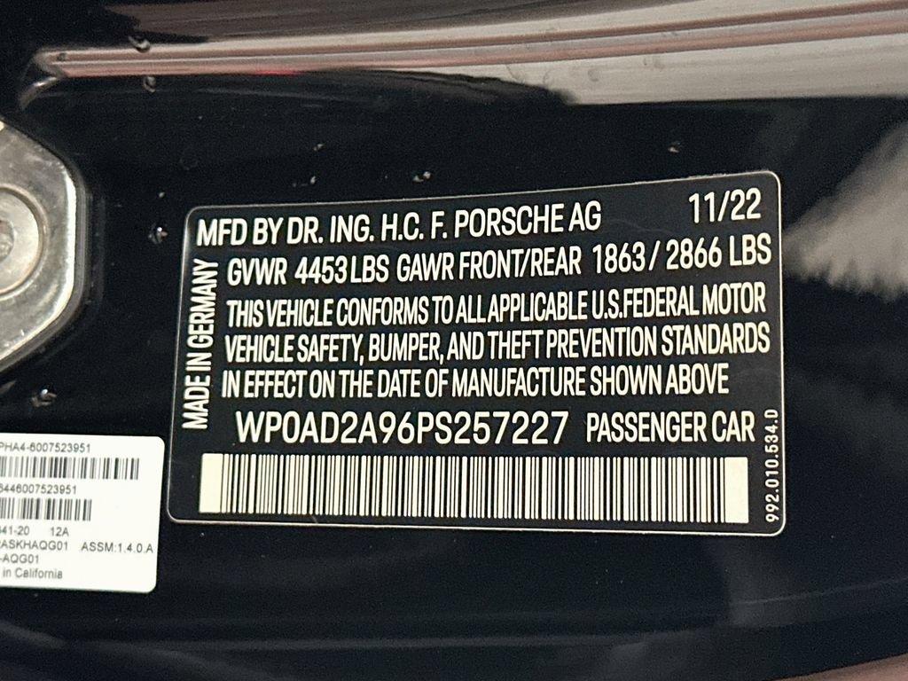 Certified 2023 Porsche 911 Turbo AWD/4WD image 34