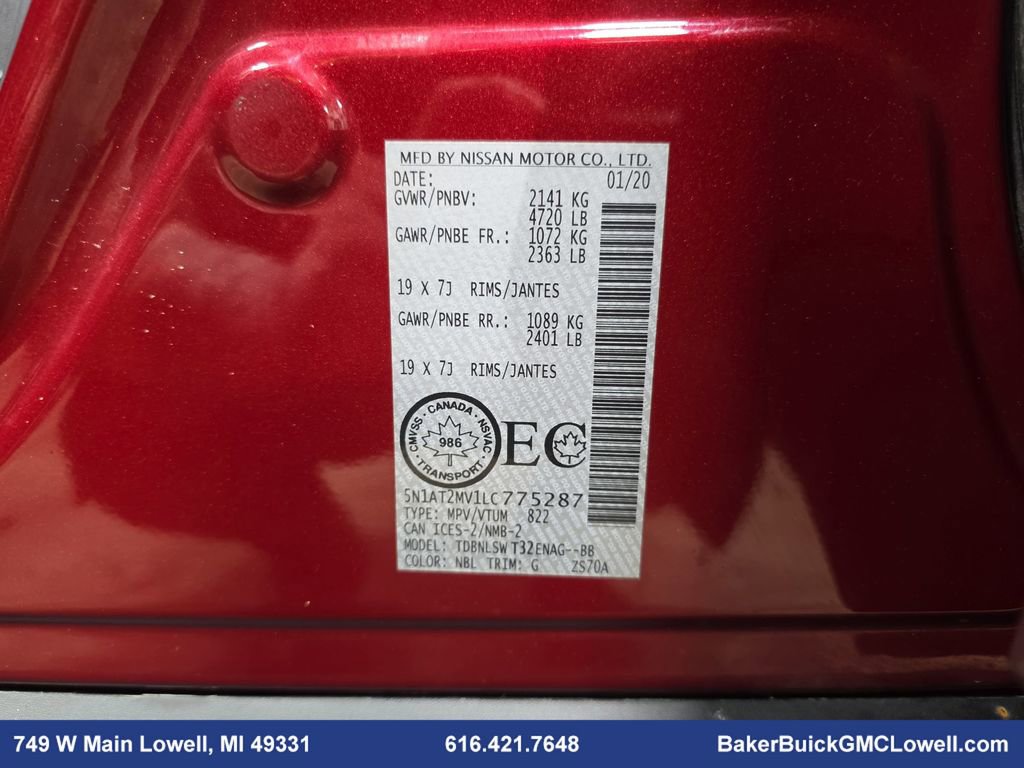 Used 2020 Nissan Rogue SL image 38