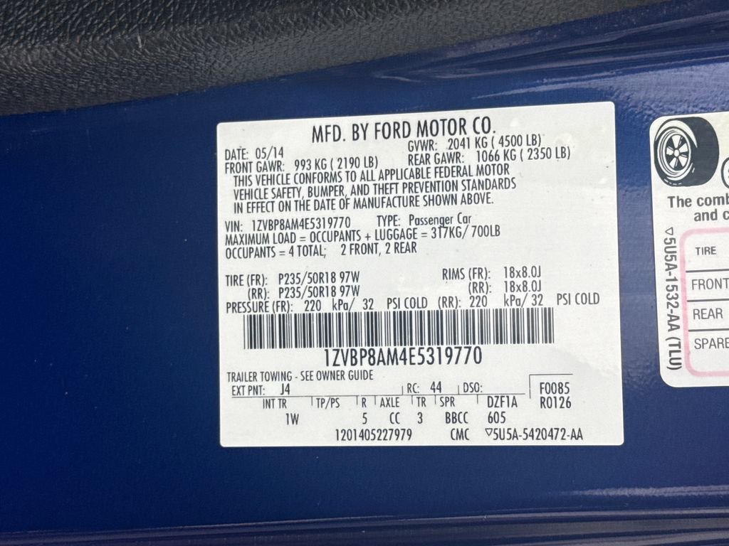 Used 2014 Ford Mustang V6 w/ FP6 Appearance Package image 14