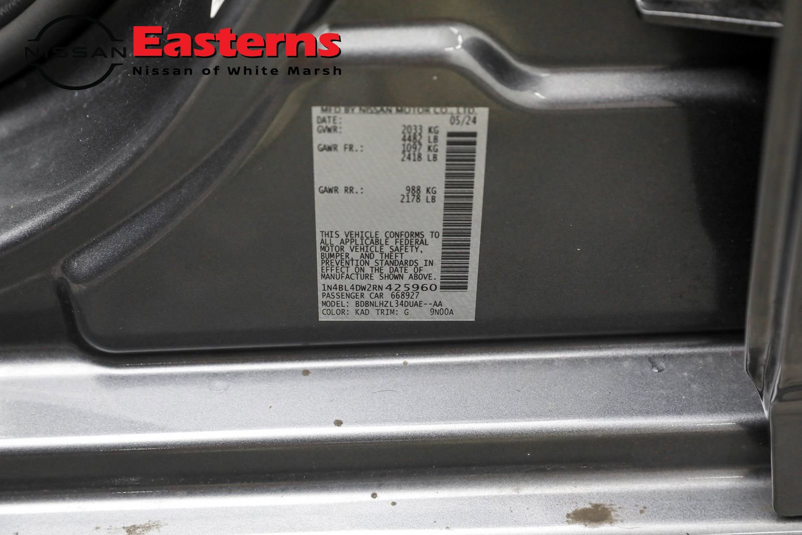 Used 2024 Nissan Altima 2.5 SV w/ SV Premium Package image 61