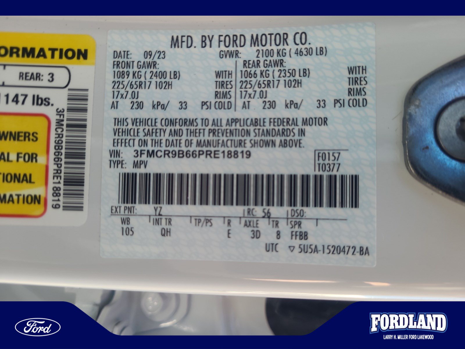 Used 2023 Ford Bronco Sport Big Bend AWD/4WD image 25
