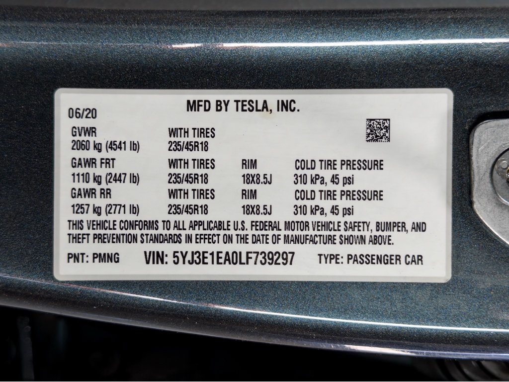 Used 2020 Tesla Model 3 Standard Range Plus image 27