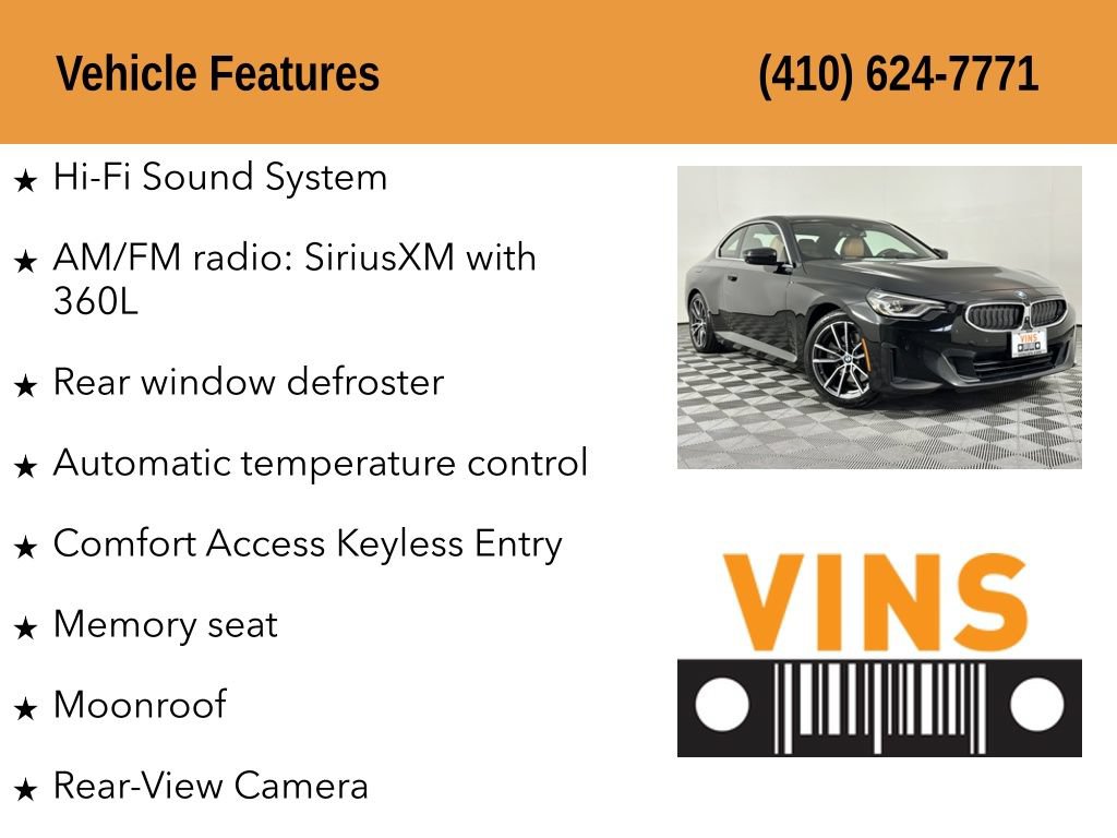 Used 2022 BMW 230i Coupe w/ Premium Package 2 RWD image 5