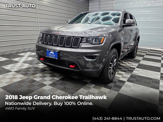 Used 2018 Jeep Grand Cherokee Trailhawk AWD/4WD video 1
