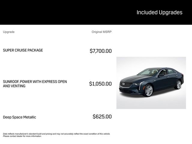 New 2025 Cadillac CT4 Premium Luxury image 3