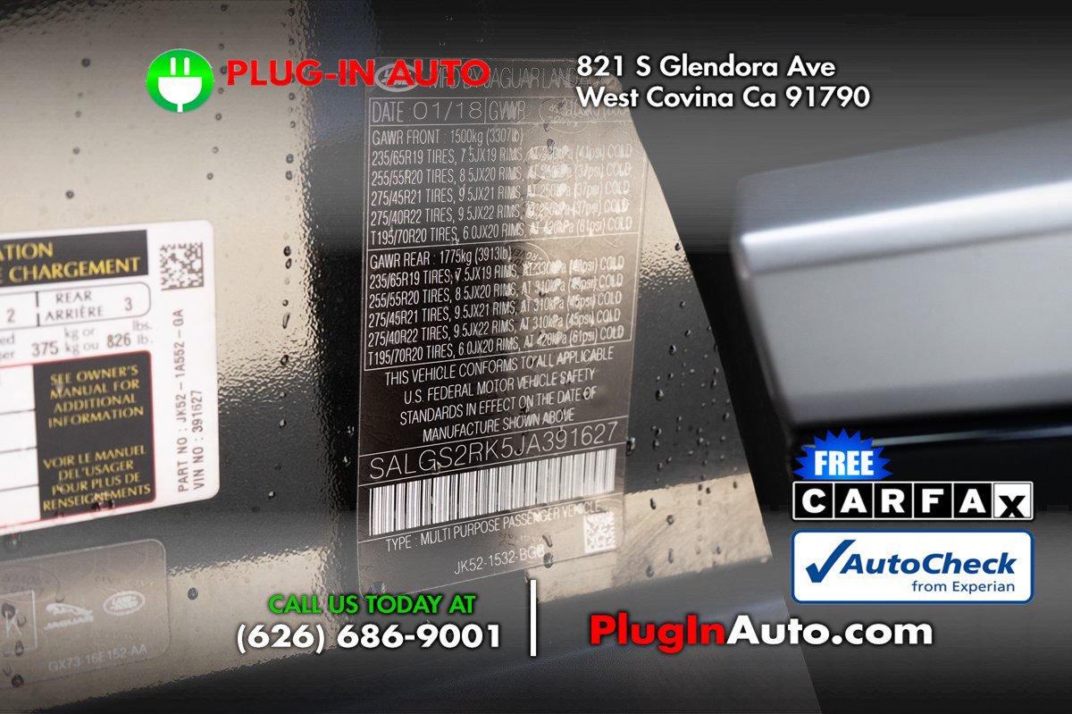 Used 2018 Land Rover Range Rover HSE AWD/4WD image 8