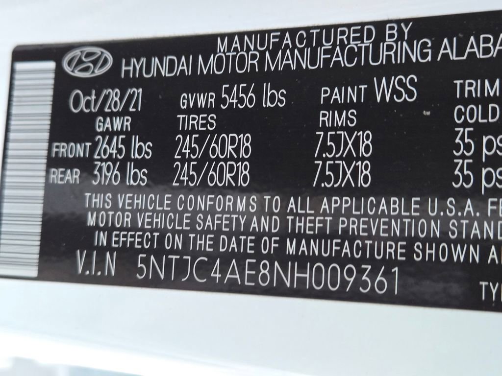 Certified 2022 Hyundai Santa Cruz SEL w/ Activity Package image 32