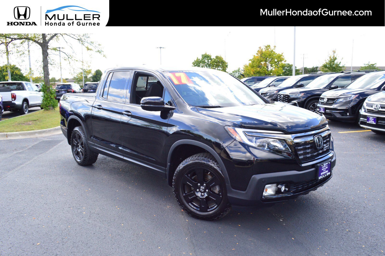 Certified 2017 Honda Ridgeline Black Edition