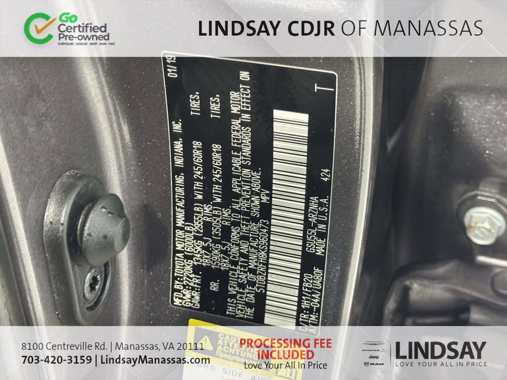 Used 2019 Toyota Highlander LE image 32